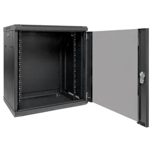 Шкаф настенный 19дюйм TERACOM PRO 12U 600х450мм дверь стеклянная с замком-ручкой черн. EKF TRP-WLL-1264-40B фото 29