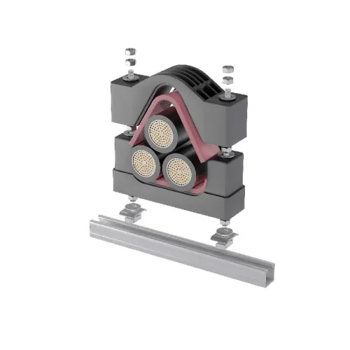 Крепление для кабеля высоковольтное усиленное d110-135мм VKK3-110-135 КМ LO24135 фото 2