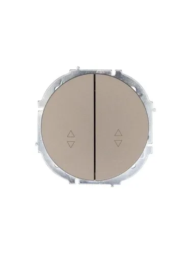 Выключатель проходной 2-кл. СП OSEN 10А IP20 механизм титан LEZARD 743-3788-106