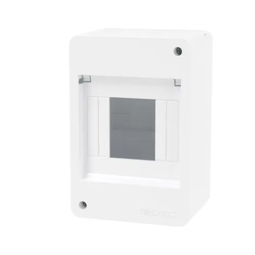 Щиток 4 мод настенный без дверцы бел. DKC F04W0W0 фото 3