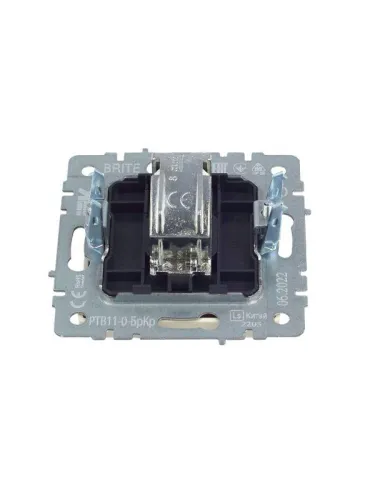 Розетка телевизионная оконечная TV СП Brite РТВ11-0-БрКр механизм беж. IEK BR-A10-O-K10 фото 5