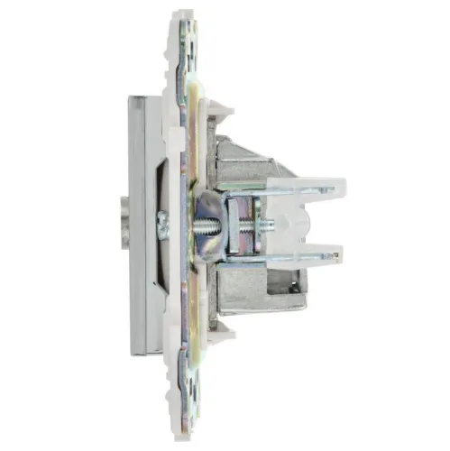 Розетка TV оконечная SKANDY SK-A12N никель IEK SK-A10-O-K50 фото 3