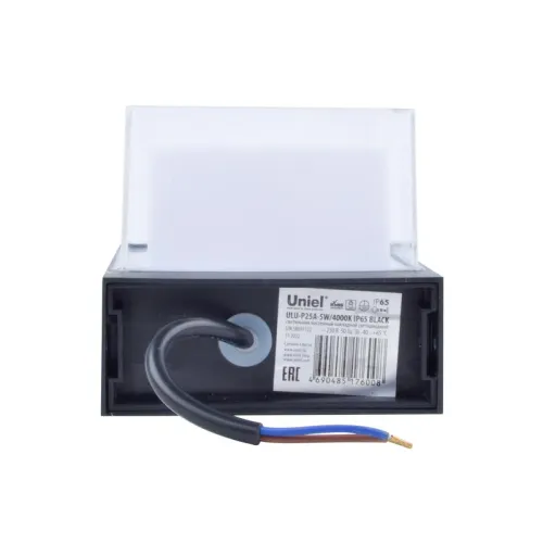 Светильник светодиодный ULU-P25A-5W/4000K IP65 BLACK 4000К уличный архитектурный накладной черн. Uniel UL-00010517 фото 3