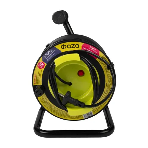 Удлинитель на катушке 1х30м CR-01-3000 ФАZА 5063761