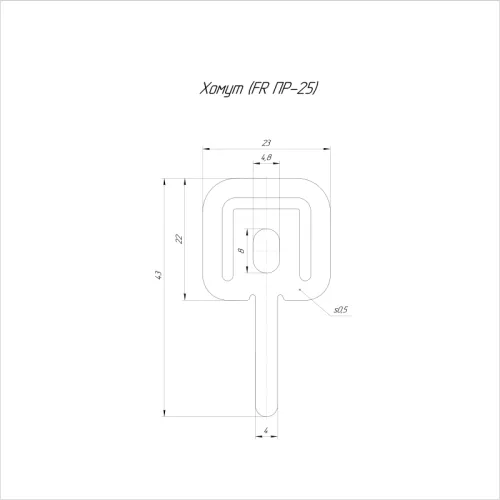 Хомут (FR ПР-25) в гофроящике (уп.1000шт) Промрукав PR08.11915 фото 3