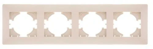 Рамка 4-м Bravo беж. GUSI С1040-003