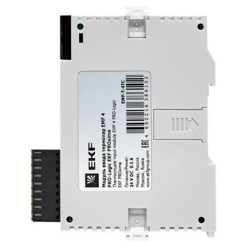 Модуль ввода термопар EMF 4 PRO-Logic (с поверкой) EKF EMF-T-4TC-V фото 6