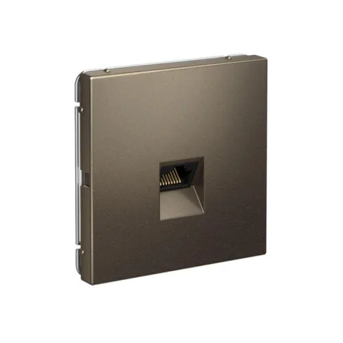 Розетка компьютерная ArtGallery RJ45 кат.5E механизм мокко SE GAL000683 фото 2