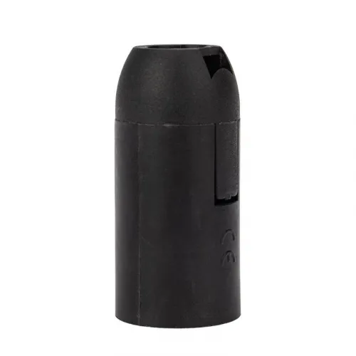 Патрон пластиковый термостойкий подвесной E14 черн. Rexant 11-8843-4 фото 2