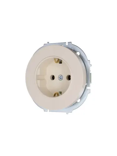 Розетка 1-м OSEN IP20 16А с заземл. ПБТ механизм сл. кость LEZARD 743-9088-122B фото 3