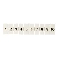 Маркеры для UT/ST/Push-in 6 с нумерацией 1-10 (уп.100шт) EKF zb-st-6-1-10