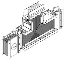 Секция T-образ. вверх 3200А Cu 3L+N+1/2PE IP55 тран. IEK LB-3200C5-35-F-TU