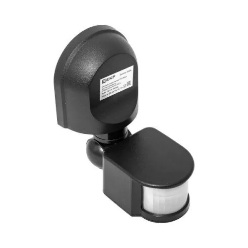 Датчик движения (ИК) MS-16Cb настен. 1200Вт 180гр. до 12м IP44 черн. PROxima EKF dd-ms-16Cb фото 4