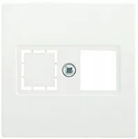 Накладка комп. BOLERO НК45-1-ББ RJ45 Cat5e/6 бел. IEK ENB10-K-K01