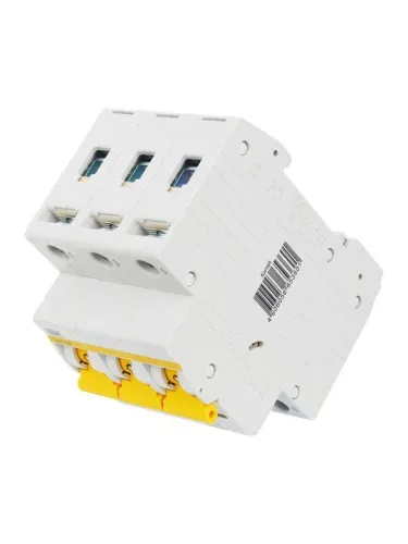 Выключатель автоматический модульный 3п B 25А 6кА ВА47-60M KARAT IEK MVA31-3-025-B фото 6