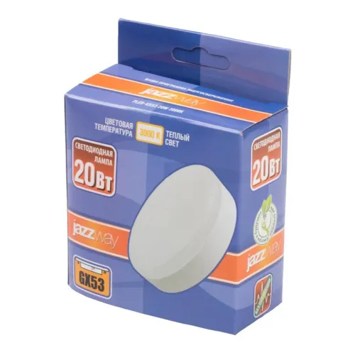 Лампа светодиодная PLED-GX53 20Вт 3000К GX53 1630лм JazzWay 5065284 фото 3