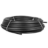 Труба гладкая ПНД жесткая d25мм черн. (уп.100м) PROxima EKF tpndg-25