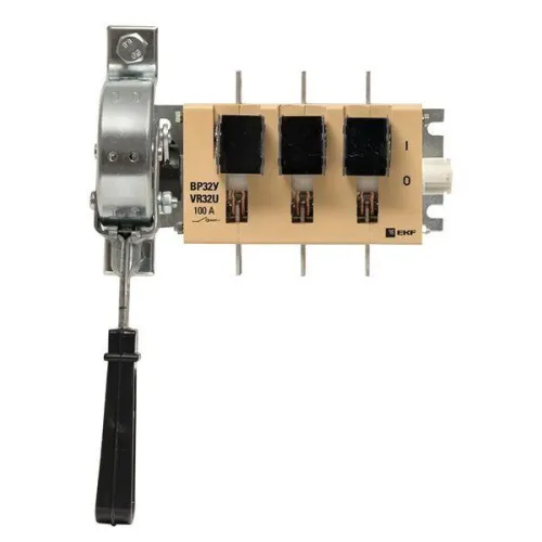 Выключатель-разъединитель ВР32У-31A31240-R 100А 1 напр. с дугогасит. камерами с передней смещенной рукояткой MAXima EKF uvr32-31a31240-r фото 8