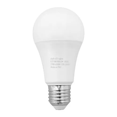 Лампа светодиодная Умная Connect 8Вт грушевидная RGBW E27 220-240В WIFI EKF slwf-e27-rgbw фото 6