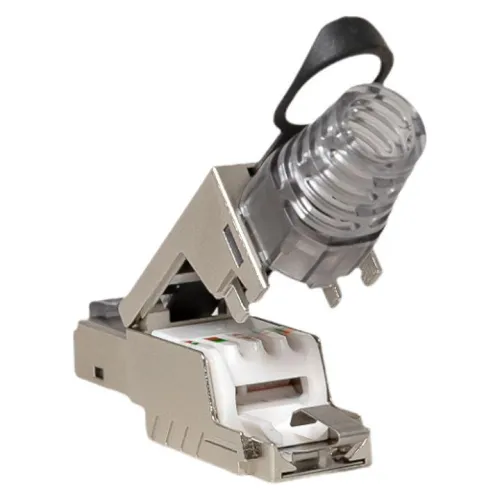 Коннектор полевой заделки RJ45 (8P8C) STP экранир. для кабеля кат.6 TERACOM PRO EKF TRP-PLUG-6STP-FST фото 7