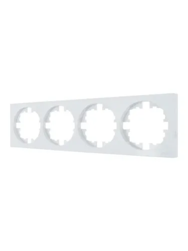 Рамка 4-м OSEN горизонт. квадрат бел. LEZARD 743-0200-149 фото 2