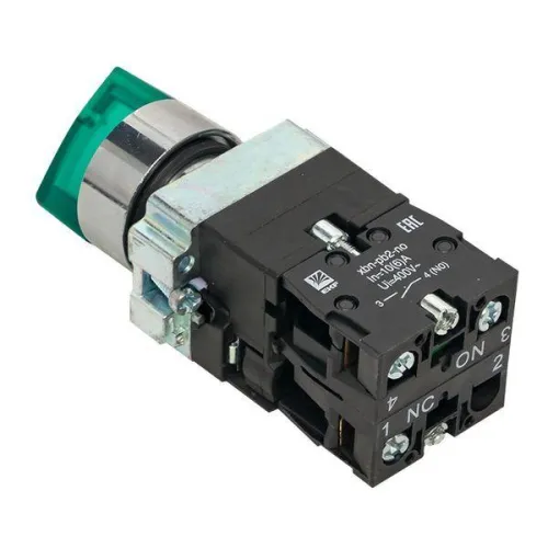 Переключатель BD33 3P с зел. подсветкой 230В NO PROxima EKF xb2-bk33-g-230 фото 3