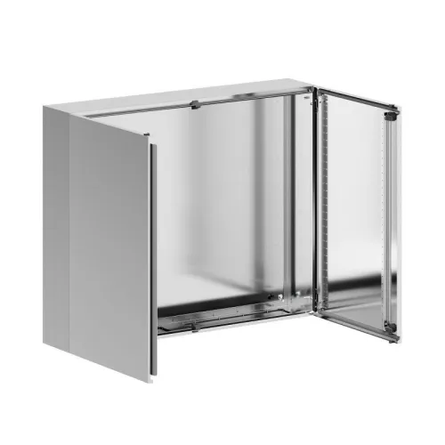 Корпус навесной STH с М/П двухдверный из нержавеющей стали AISI304 800х1000х200мм с фланцем DKC R5STH0812F-304 фото 2