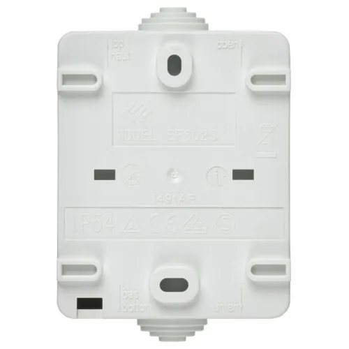 Выключатель 2-кл. ОП Форс IP54 ВС20-2-0-ФБ бел. IEK EVS20-K01-10-54-DC фото 3