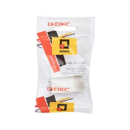 Заглушка 1мод. Avanti "Закаленная сталь" модульная DKC 4404991 фото 3