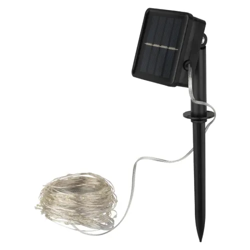 Светильник светодиодный садовый SLR-G03-200W нить 200LED холод. бел. на солнечн. батарее ФАZА 5033337