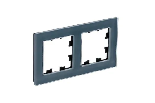 Рамка 2-м AtlasDesign Nature натур. стекло грифель SE ATN360702