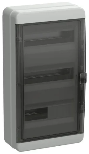 Корпус КМПн-36 TEKFOR IP65 черн. прозр. дверь пластик. IEK TF5-KP72-N-36-65-K03-K02