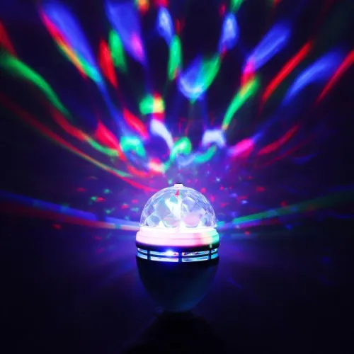 Лампа светодиодная DISCO 3Вт Е27 RGB 220-240В LED-A75DIS-3W-E27 Ergolux 14541 фото 2