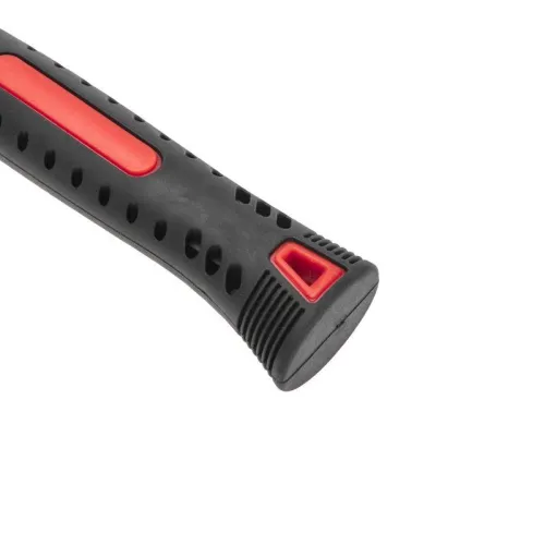 Киянка 225г фибергласовая рукоятка резинов. черн./бел. Kranz KR-12-8152 фото 4