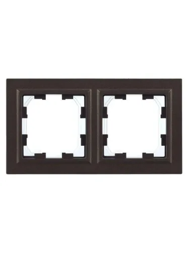 Рамка 2-м IP44 BRITE РУ-2-БрТБ-44 бронза IEK BR-M22-44-K45 фото 6