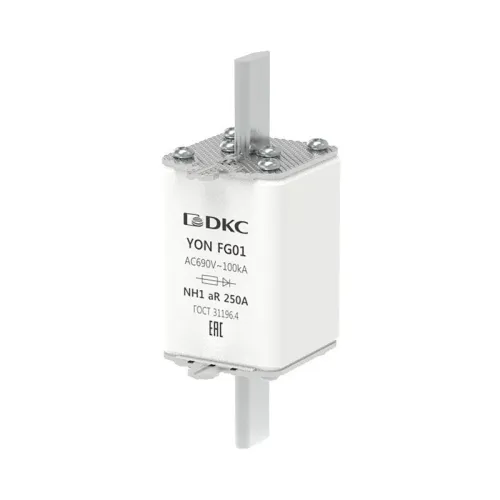 Предохранитель YON ножевого типа FG1 250А 690В хар-ка aR DKC 1FG01-0250-690V-AR