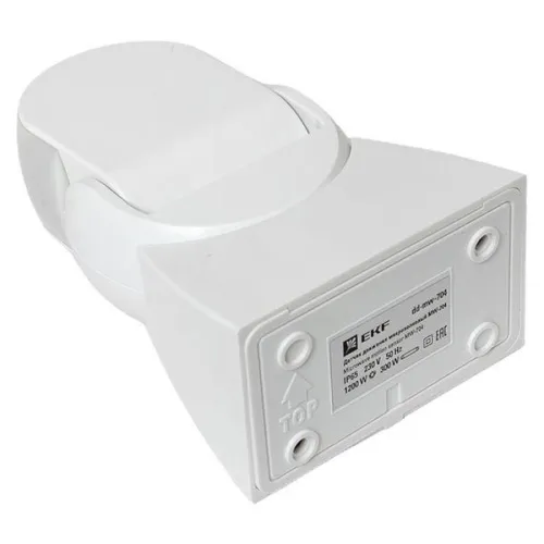 Датчик движения микроволновый MW-704 1200Вт 180град. до 15м IP65 бел. PROxima EKF dd-mw-704 фото 6