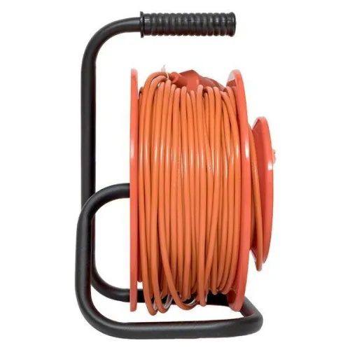 Удлинитель на катушке 1х50м без заземл. 10А IP20 Атлант 2.0 2.2кВт ПВС 2х1 PROxima EKF UKA02-10-210-1-50 фото 2