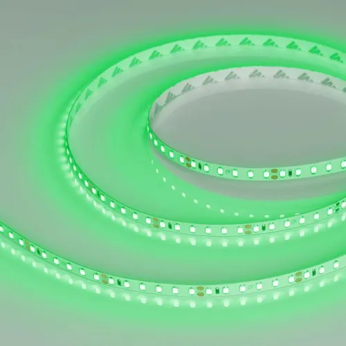 Лента светодиодная RT-A120-8mm 24V Green9.6Вт/м IP20 2835 открыт. (уп.5м) Arlight 008782(2)
