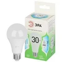 Лампа светодиодная GREEN LINE A65-30W-840-E27 GL 30Вт груша 4000К яркий свет бел. E27 Эра Б0067144