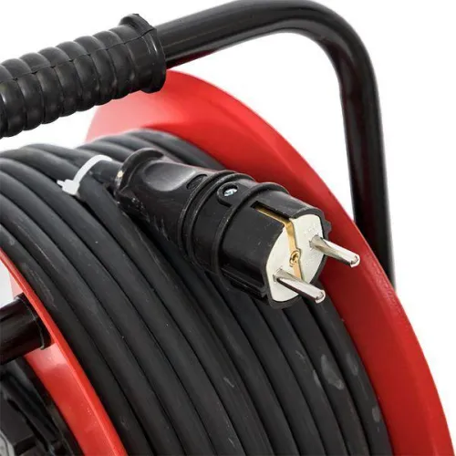 Удлинитель на катушке 4х50м с заземл. 16А IP44 Гефест 2.0 3.5кВт ПВС 3х1.5 с предохранителем PROxima EKF UKA02-16-R315-4-50-IP44 фото 5