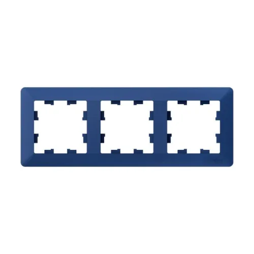 Рамка 3-м AtlasDesign Air аквамарин/дым. черн. SE ATN221103 фото 3