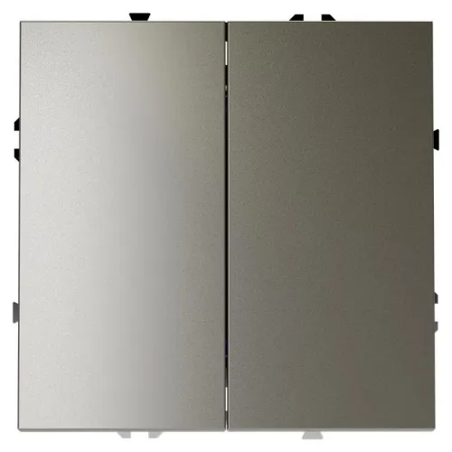 Переключатель проходной 2-кл. СП S70 10А механизм шелк Voltum VLS020304