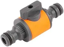 Переходник двухкомпонентный с запорным клапаном FIT 77756