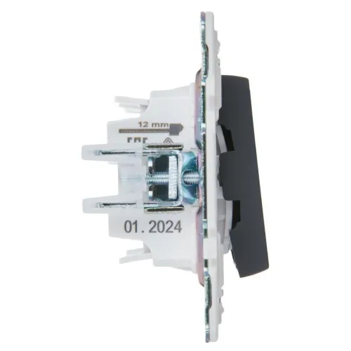 Выключатель проходной 2-кл. SKANDY 10А SK-V05G графит IEK SK-V22-0-10-K53 фото 4