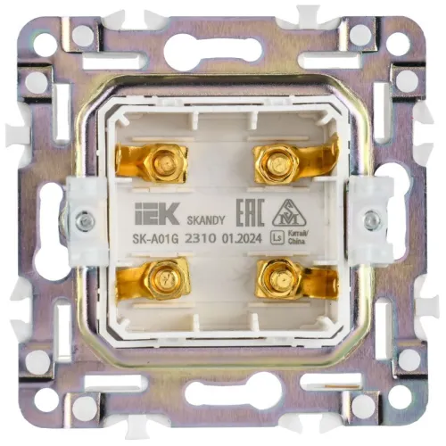 Аудиорозетка 4-м SKANDY SK-A01G графит IEK SK-S40-K53 фото 5