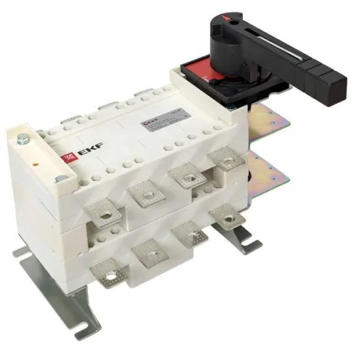 Рубильник-переключатель 4п 250А с рукояткой управления для прямой установки PowerSwitch EKF pscs-250-4 фото 5