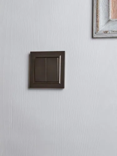 Выключатель проходной 2-кл. СП BRITE ВС10-2-6-БрТБ 10А механизм бронза IEK BR-V22-0-10-K45 фото 7