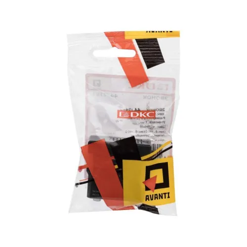 Звонок модульный 1мод. Avanti "Черный матовый" DKC 4412191 фото 4