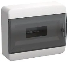 Корпус ЩРН-П-12 TEKFOR IP41 черн. прозр. дверь пластик. IEK TF5-KP12-N-12-41-K01-K03